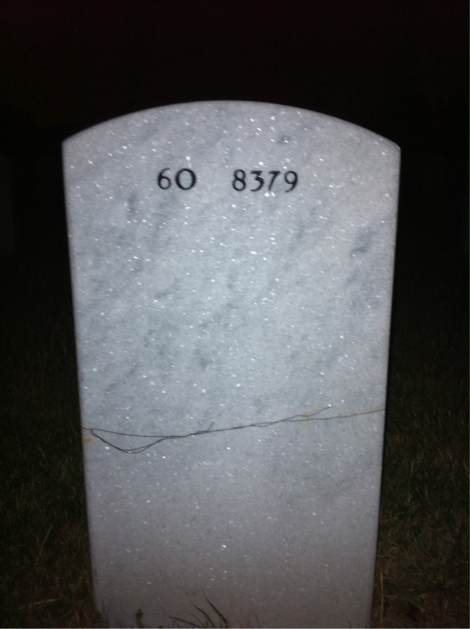 Back of headstone — Norman Smith