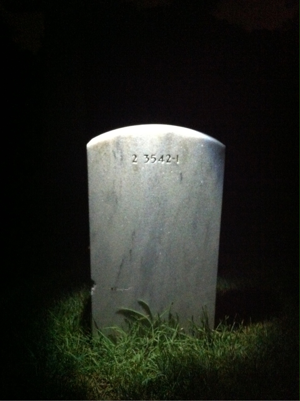 Back of headstone — Edward Mcdermitt