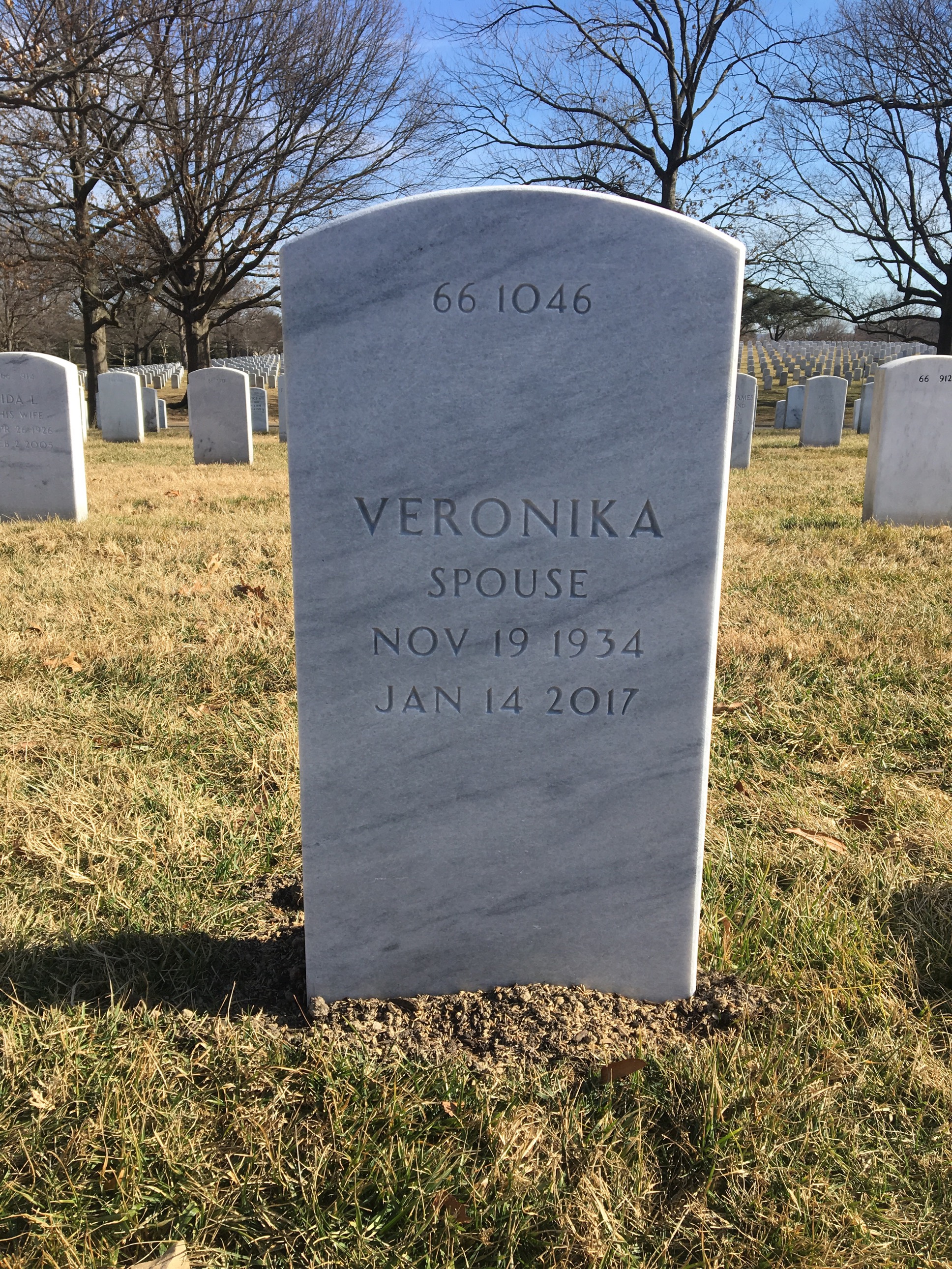 Back of headstone — John Gray
