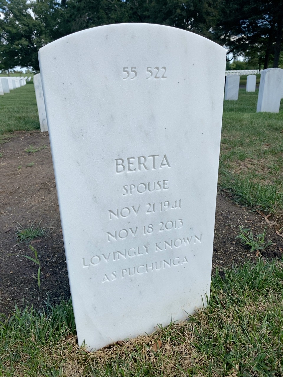Back of headstone — William Earl Beddard