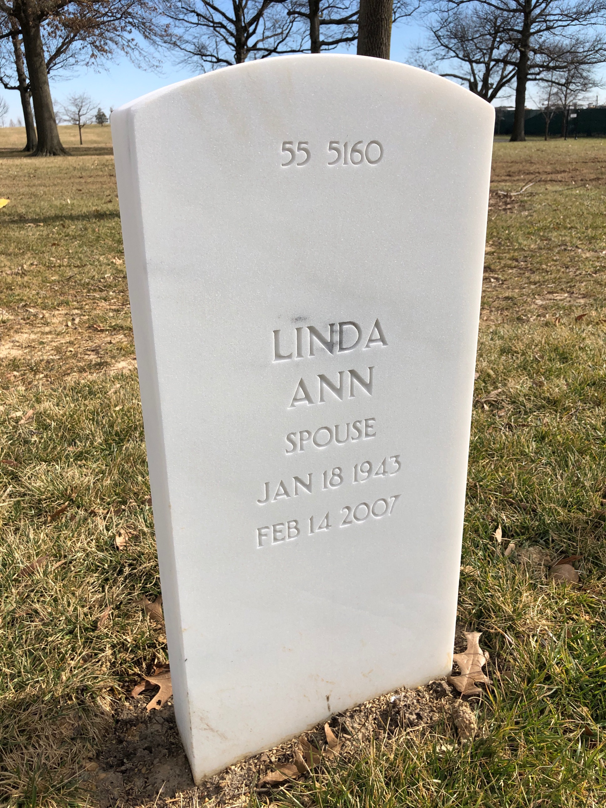 Back of headstone — Fredrick Mueller