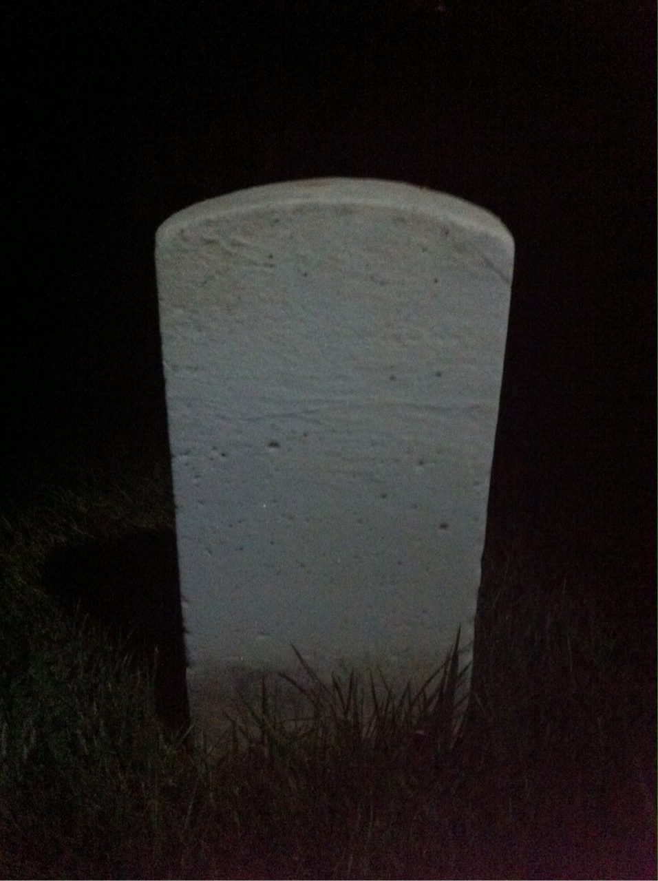 Back of headstone — William Moore