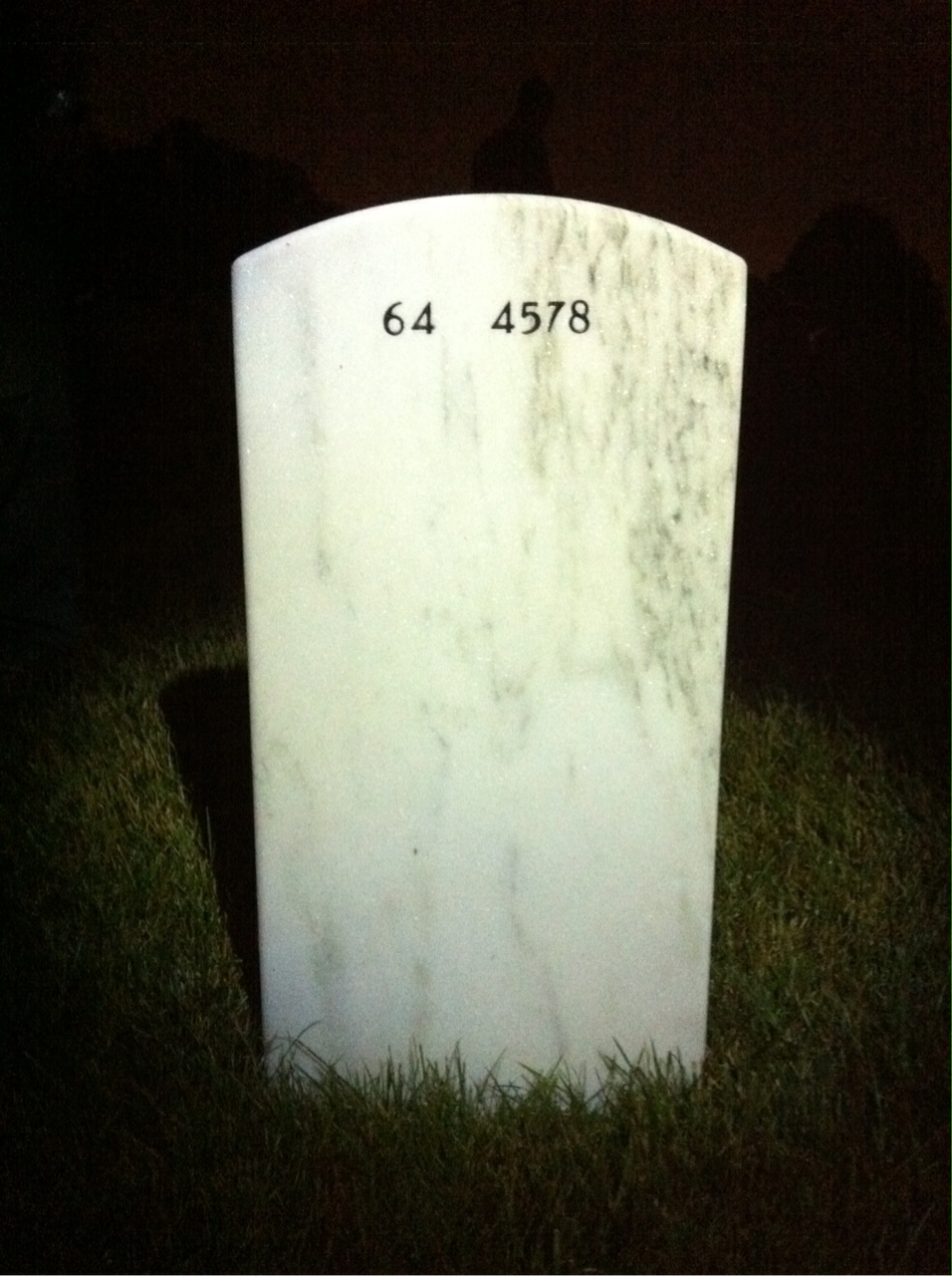 Back of headstone — Elizabeth Drexler