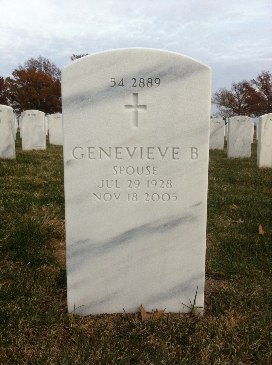 Back of headstone — Louis Edwards