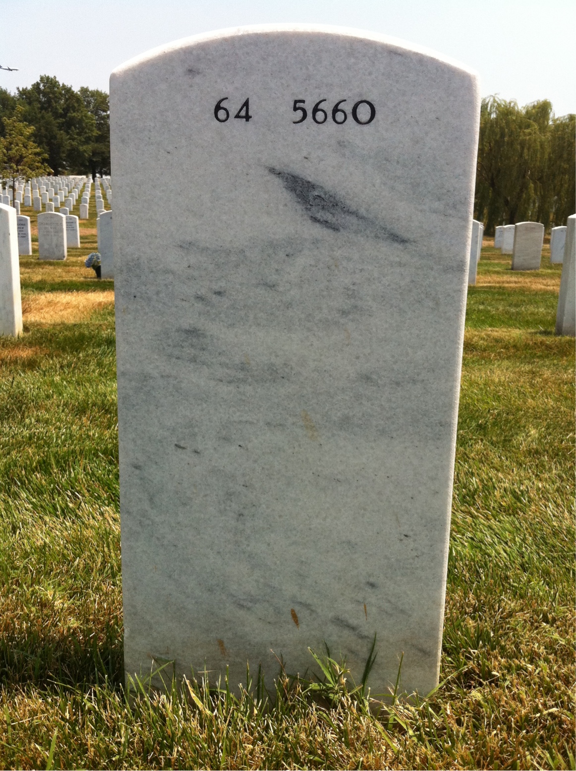 Back of headstone — Michael Ajayi