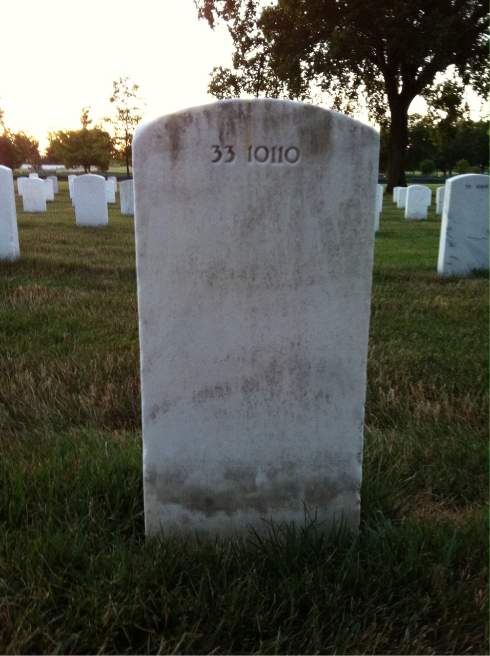 Back of headstone — Adella Cordero