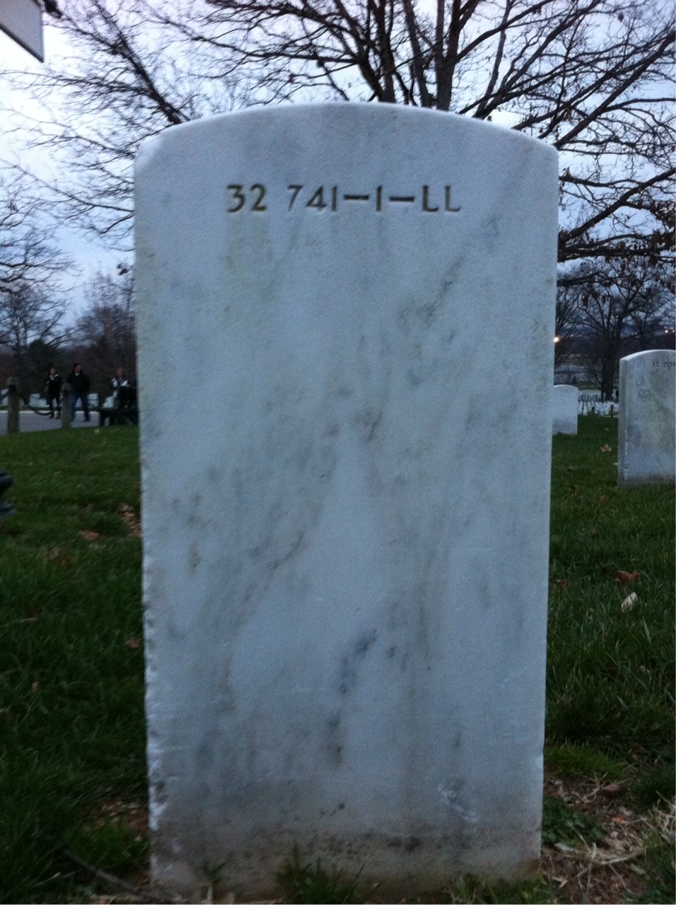 Back of headstone — Not Captured Allanach