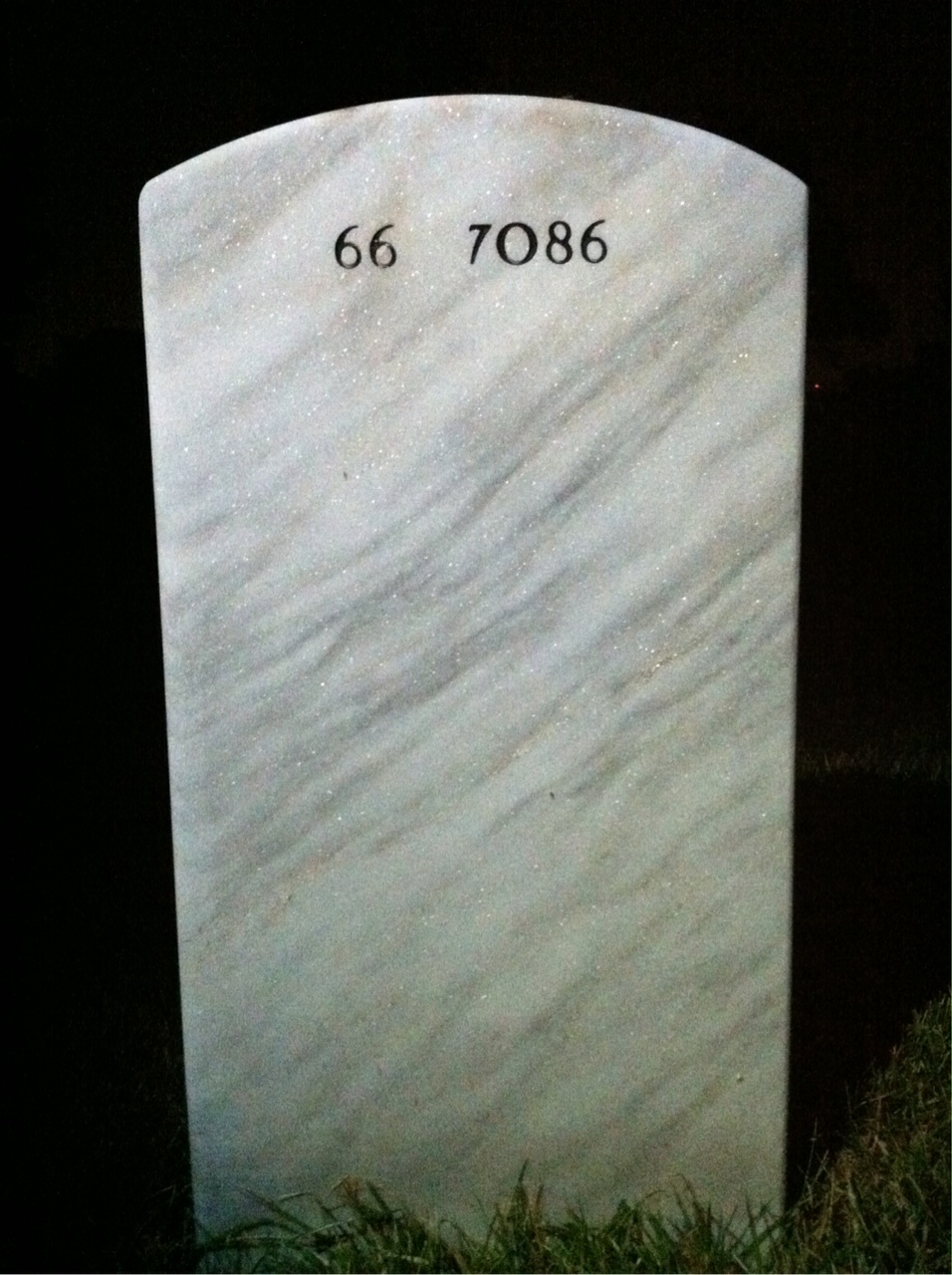 Back of headstone — Arthur Scibelli