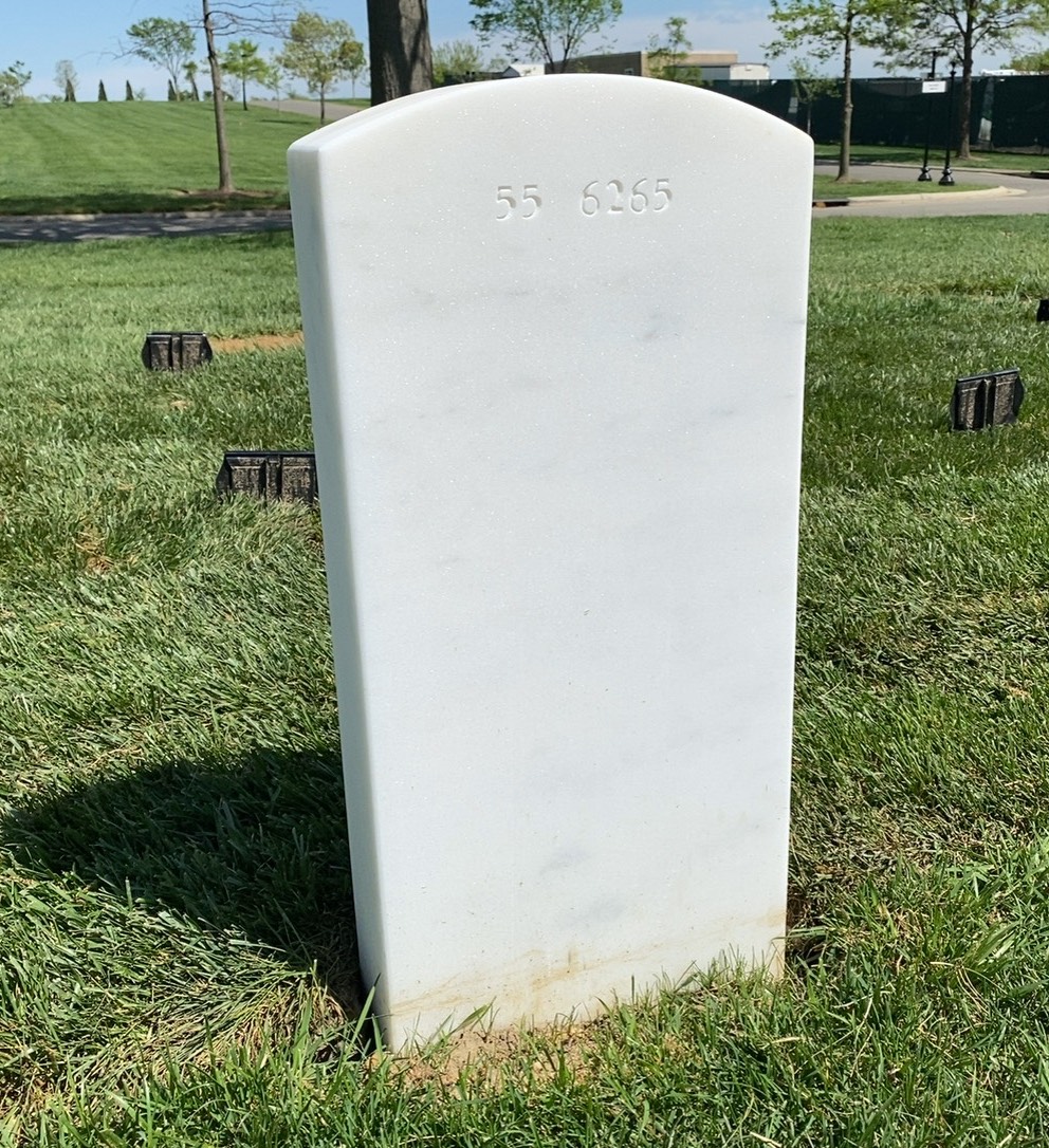 Back of headstone — William Lewis Randolph