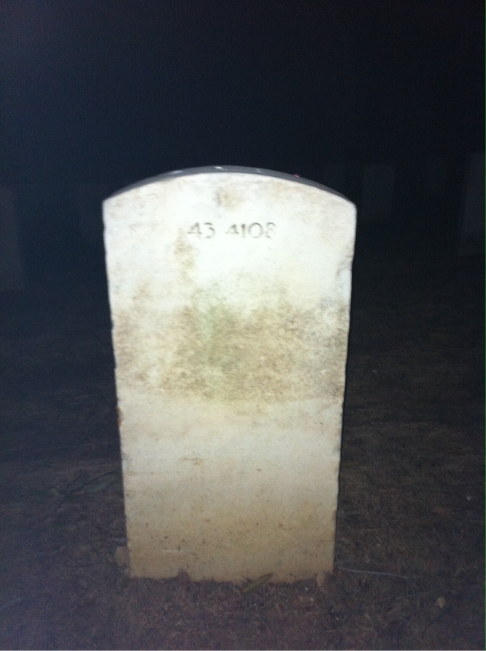 Back of headstone — Alfred Balasi