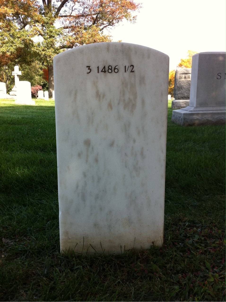 Headstone of John Harties Brown