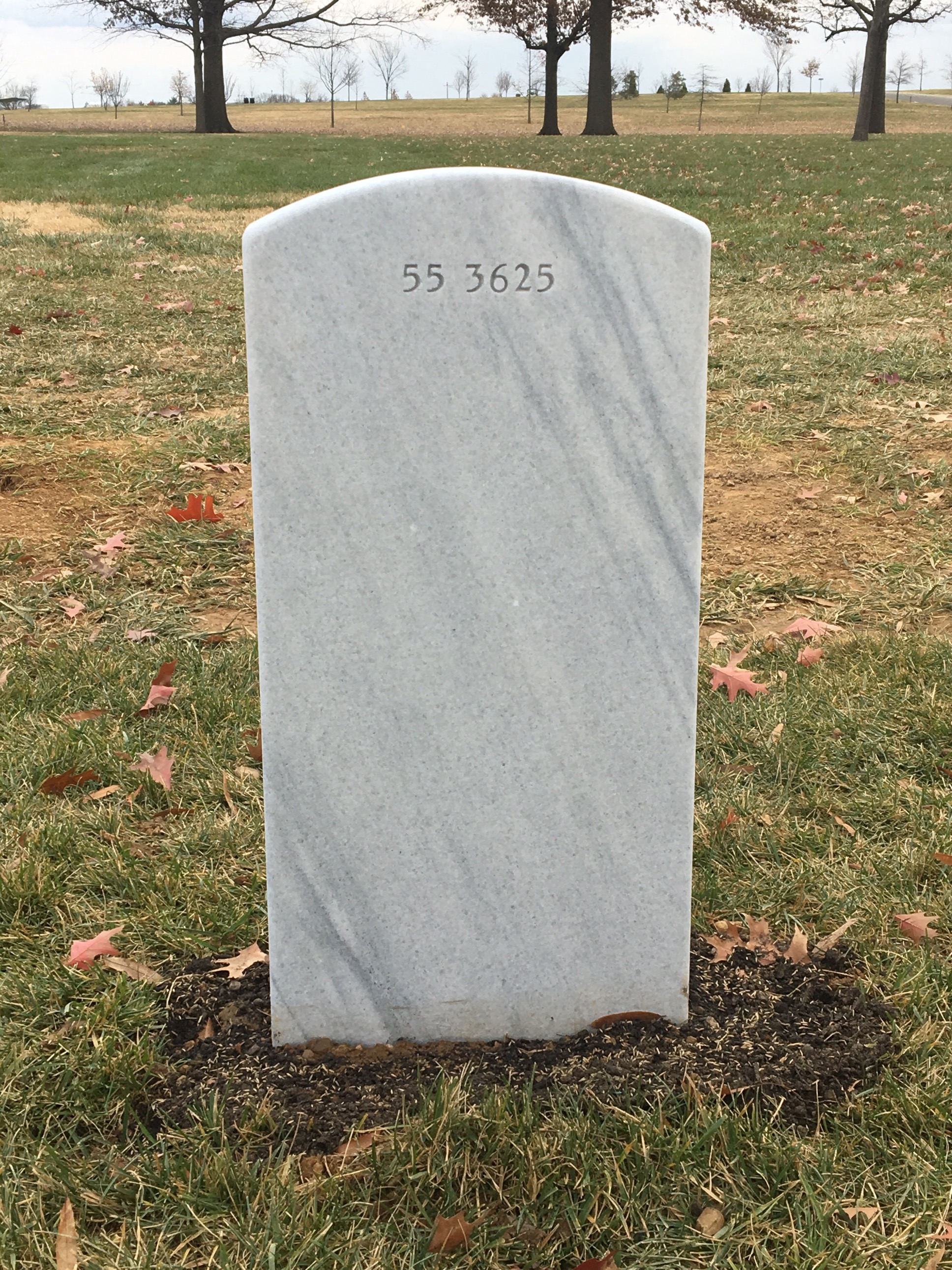 Back of headstone — Thomas Creed Kendrick