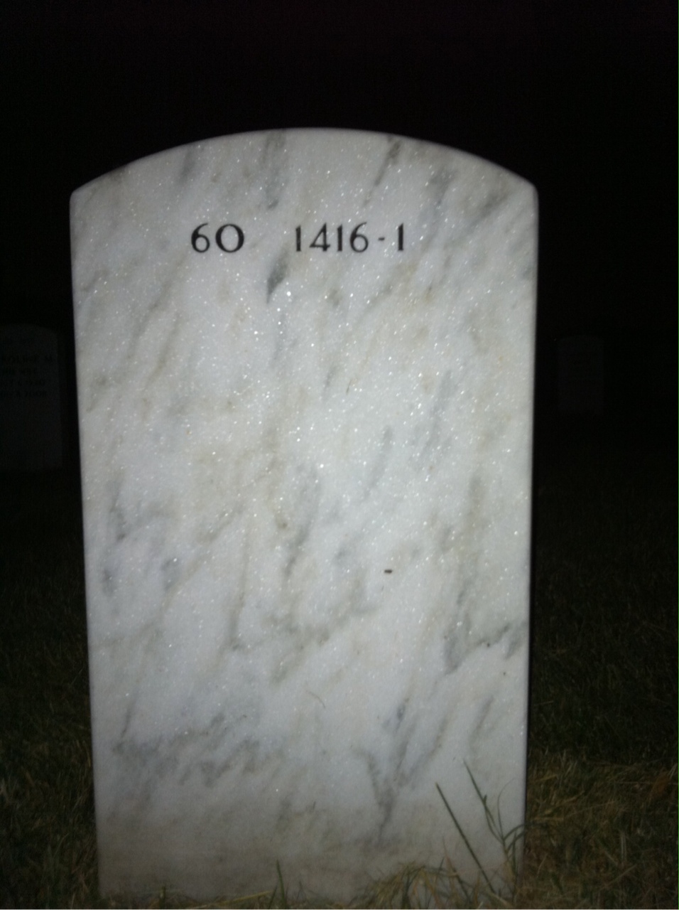 Back of headstone — Robert Smith