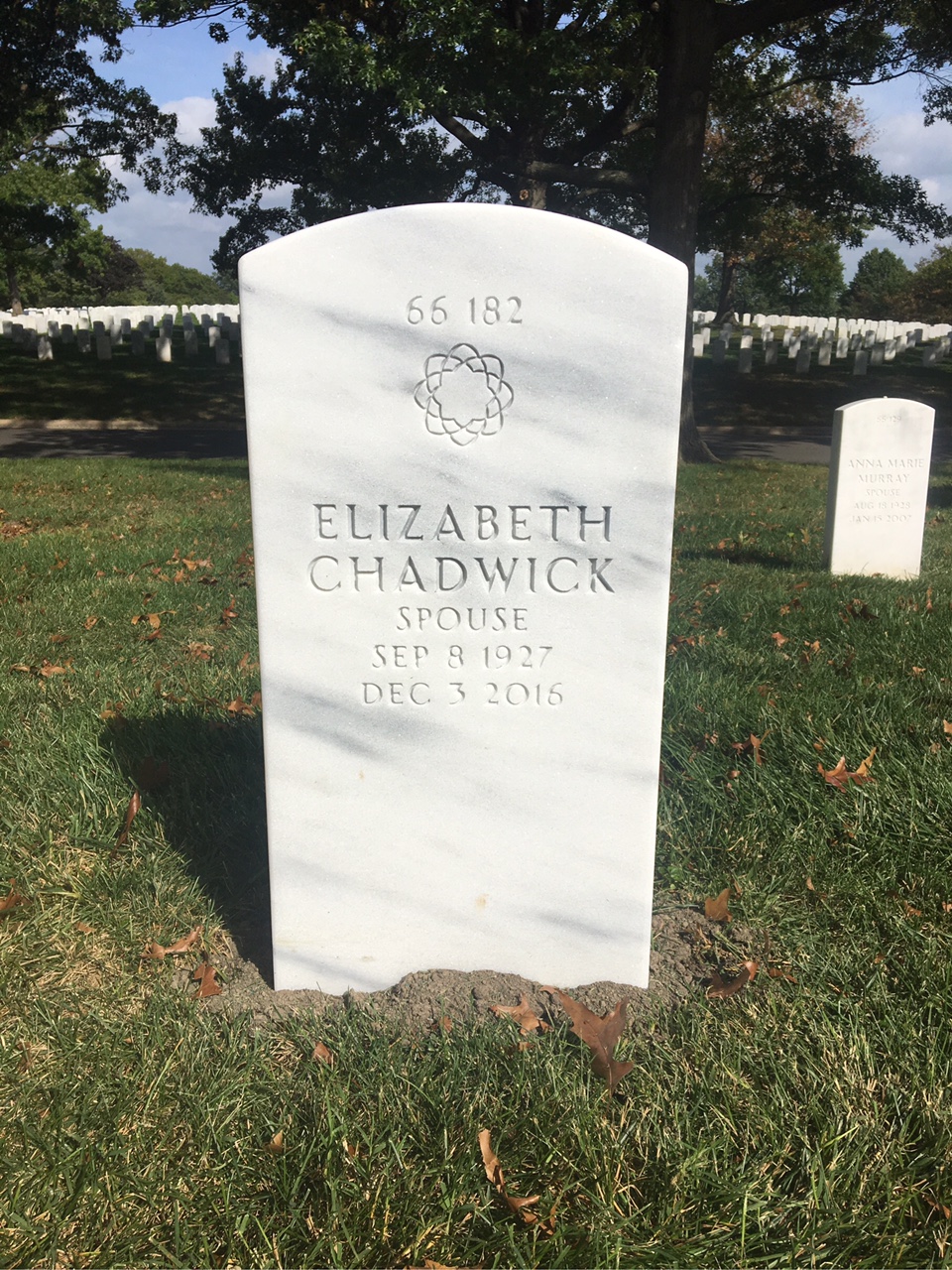 Back of headstone — Albert Mark