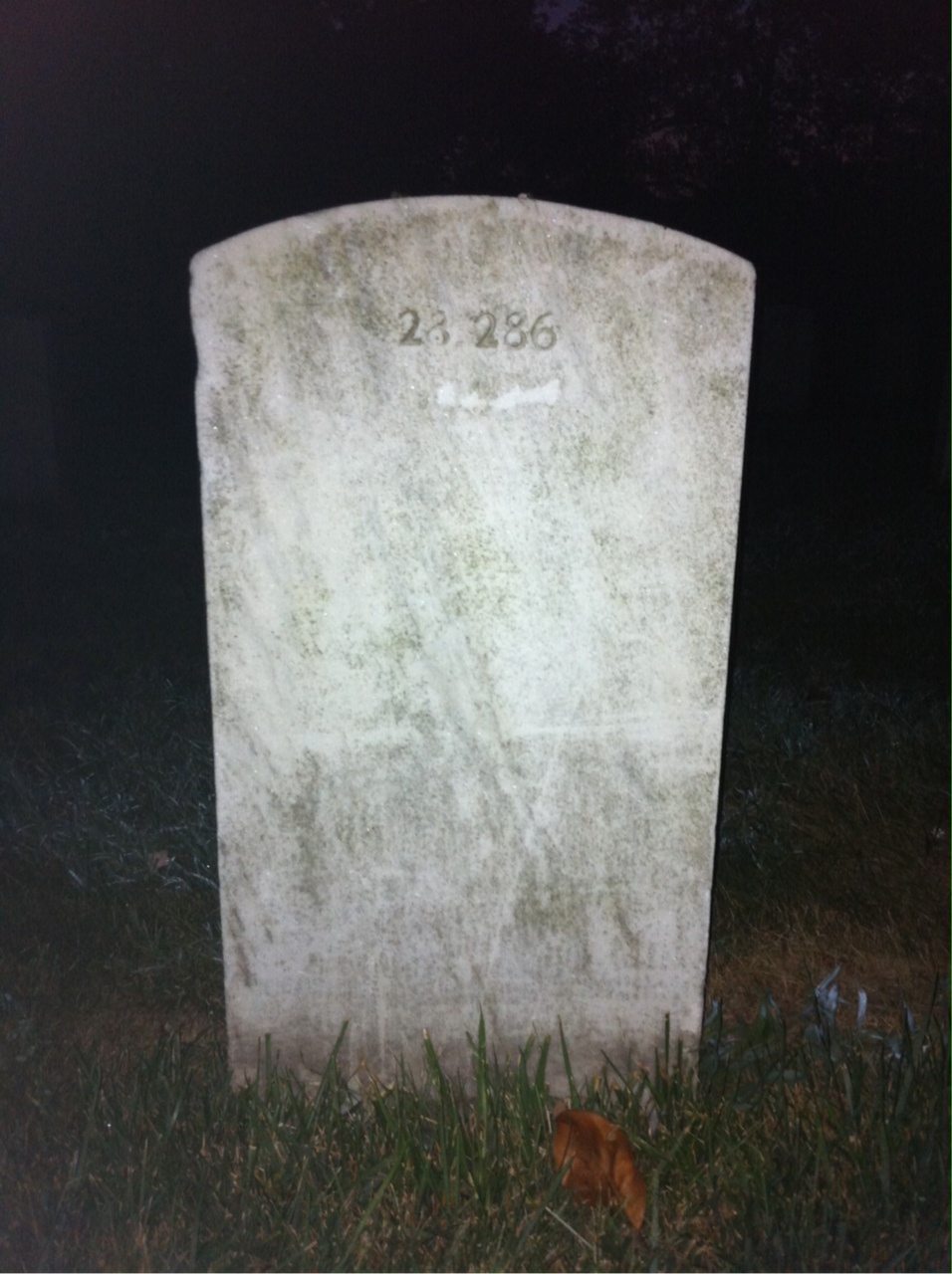 Back of headstone — Samuel Murray