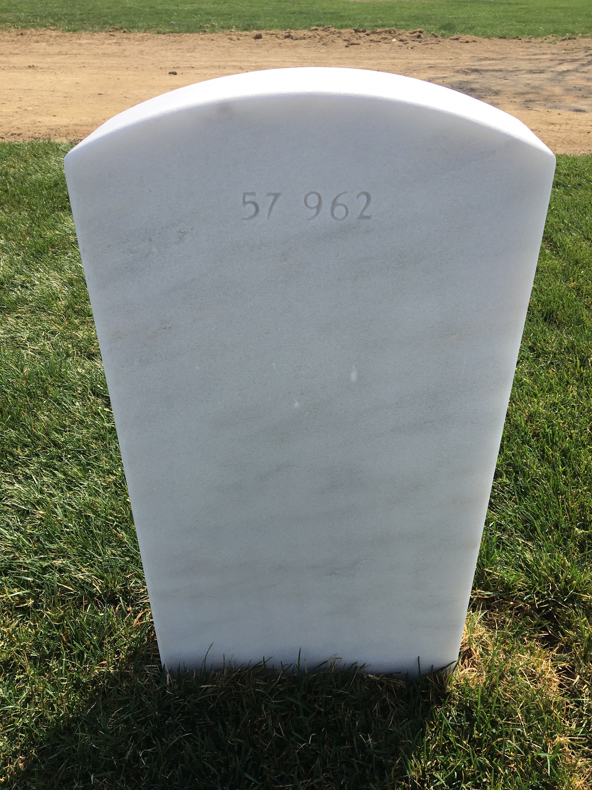 Back of headstone — Thomas Lee Sydnor