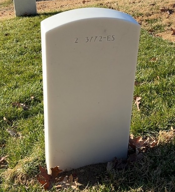 Back of headstone — John Mcintyre