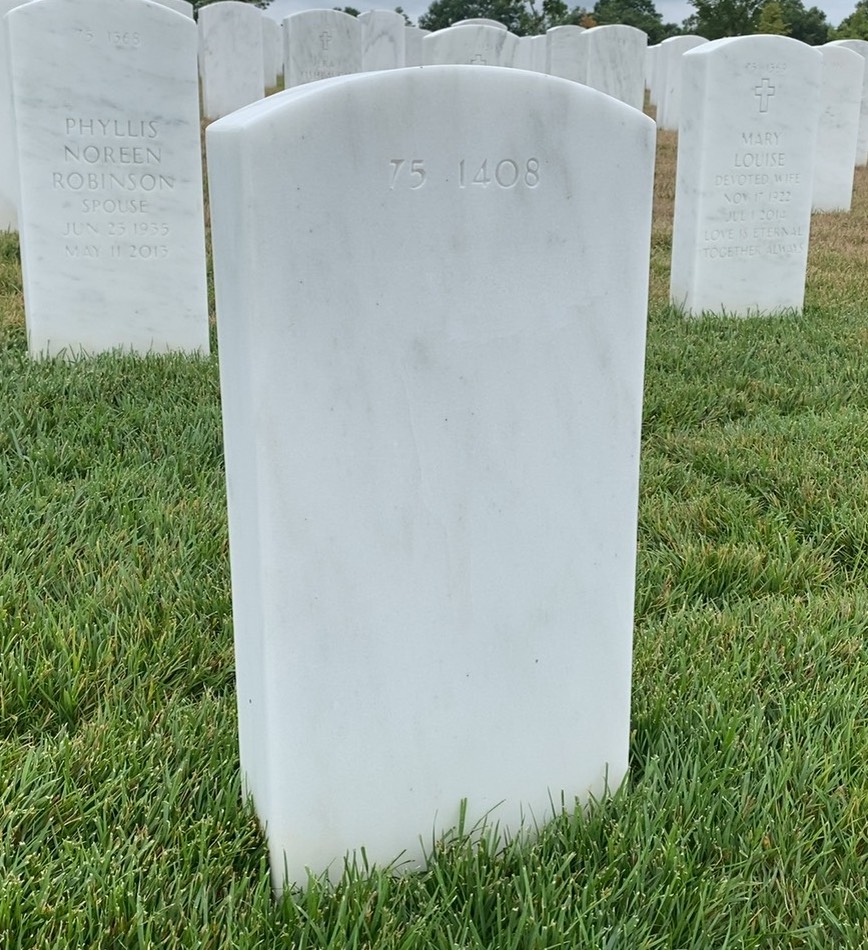 Back of headstone — William A Nagy