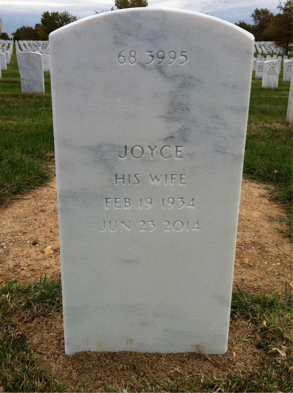 Back of headstone — Raymond Montague