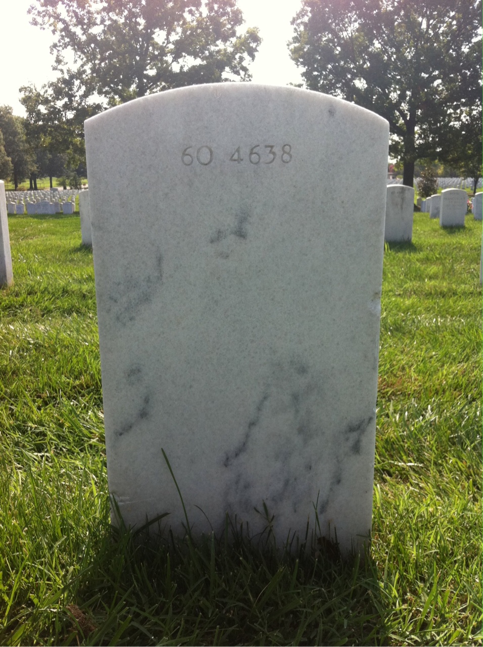 Back of headstone — William Allan