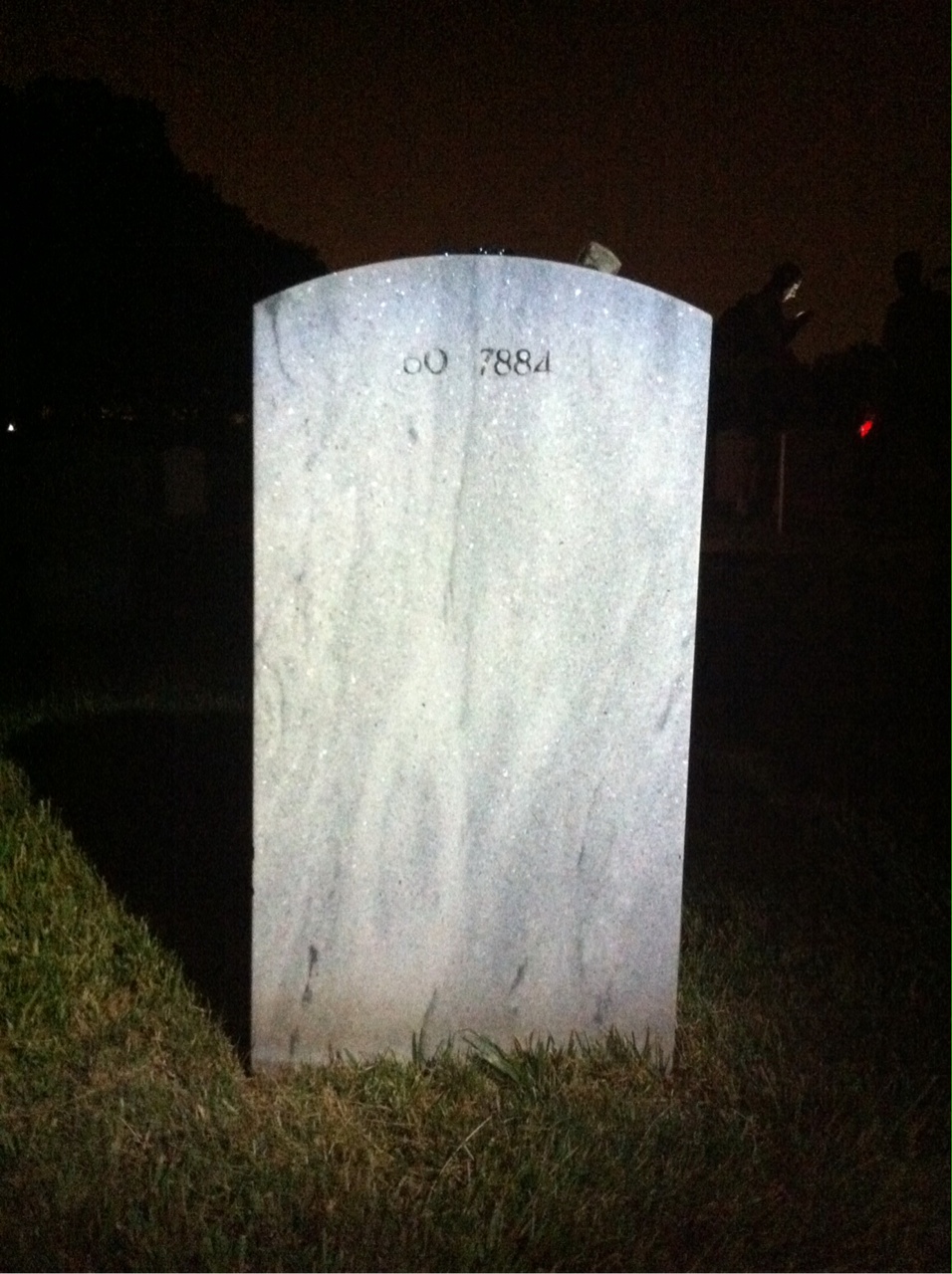 Back of headstone — Chad Lynn Keith