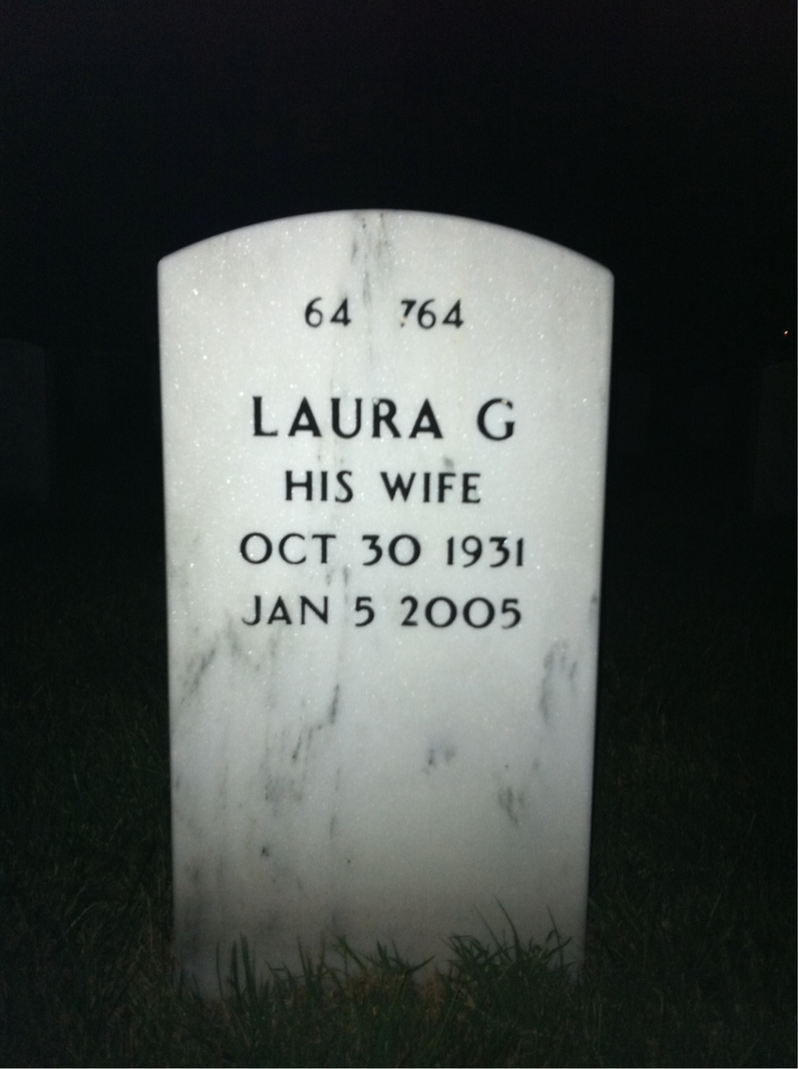 Back of headstone — James Suttle