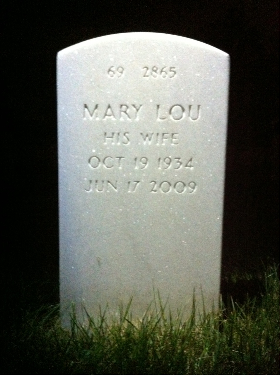 Back of headstone — Julian Doleski