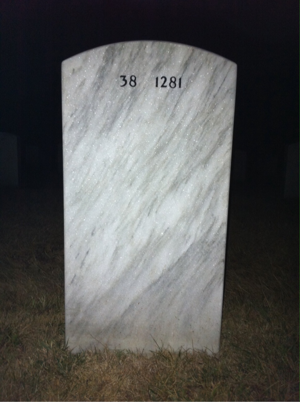 Back of headstone — Robert Barnes