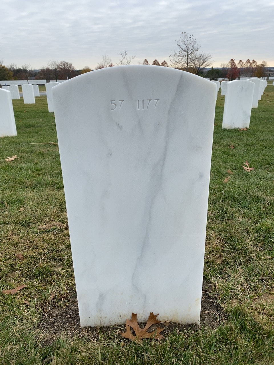 Back of headstone — Fernando Muzquiz