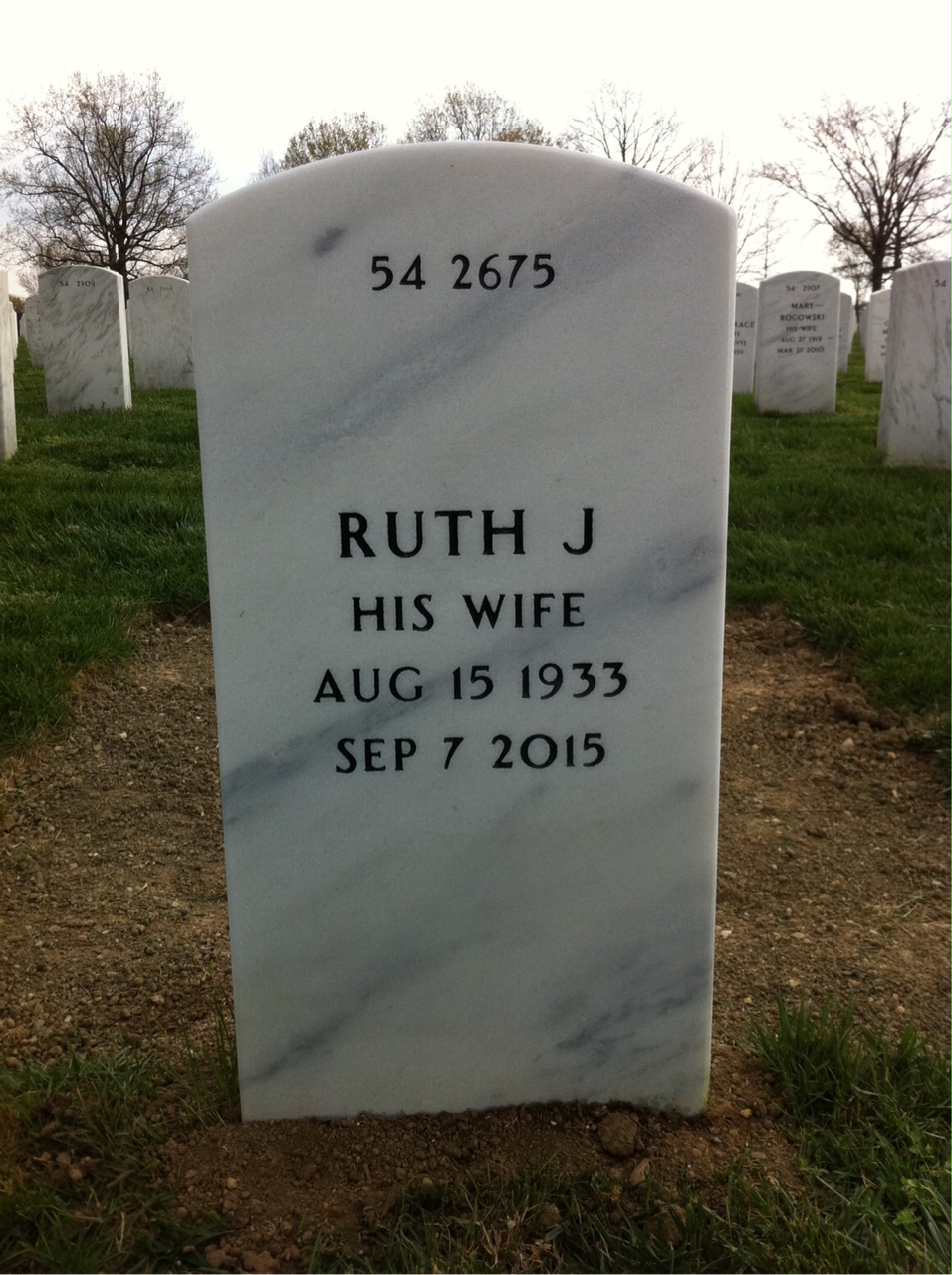 Back of headstone — Rayford Deal