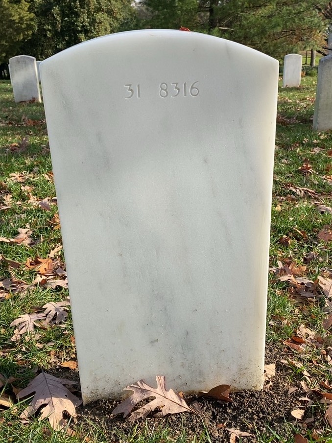 Back of headstone — Thomas Klaus Soerensen