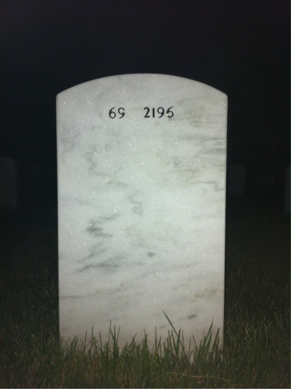 Back of headstone — Stephen Urbanyi