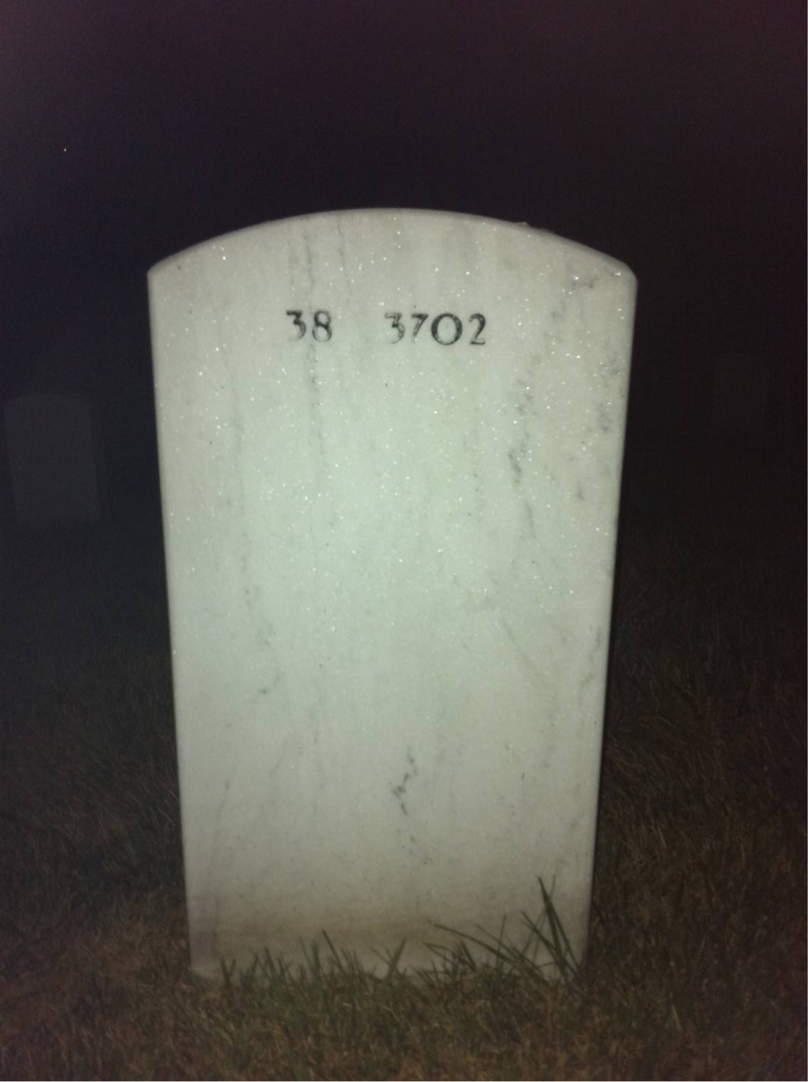 Back of headstone — Eldern Holley