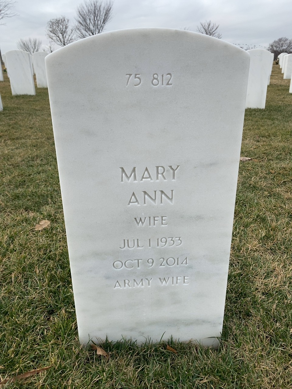 Back of headstone — Charles Adsit