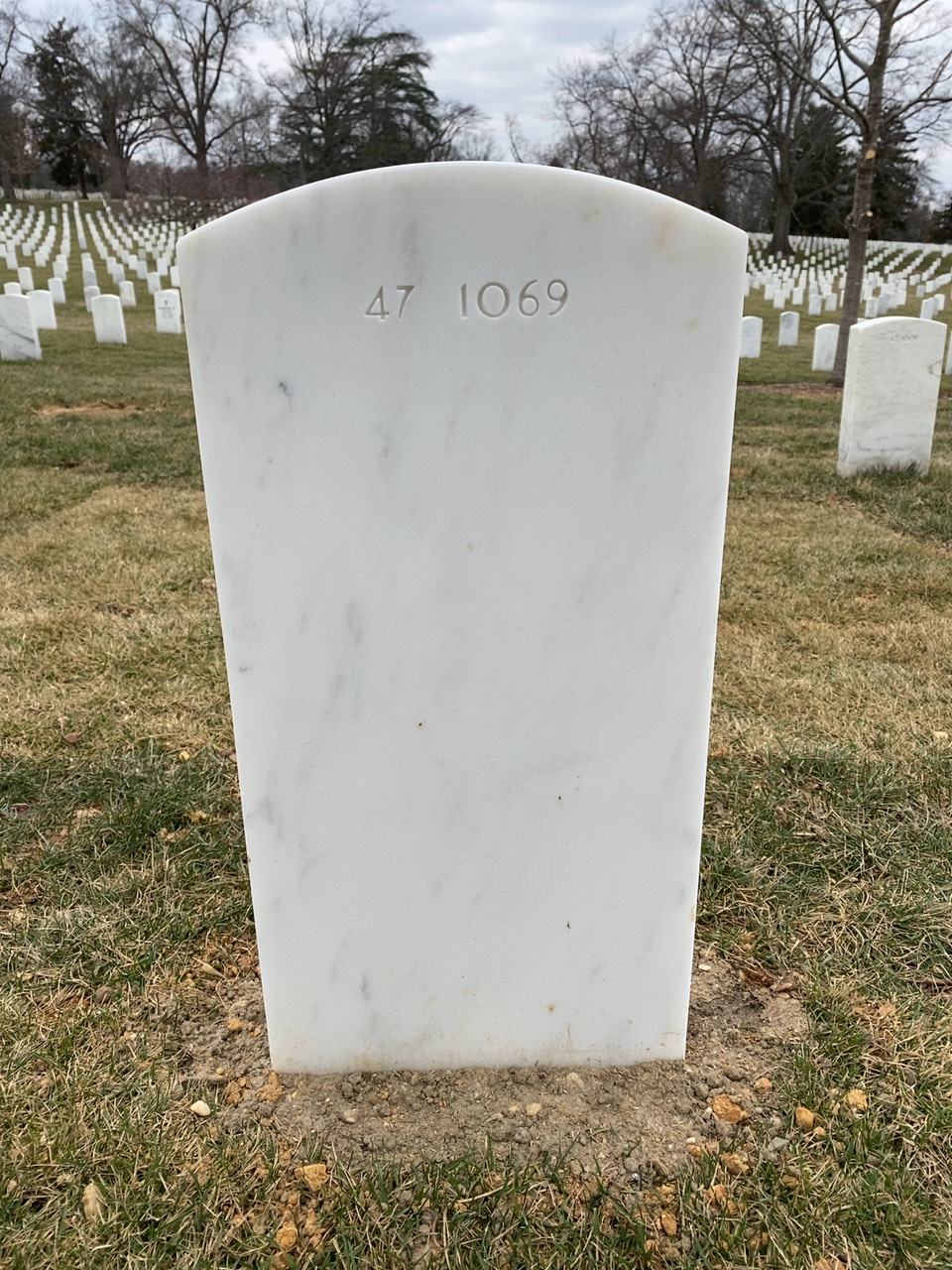 Back of headstone — David Ballengee