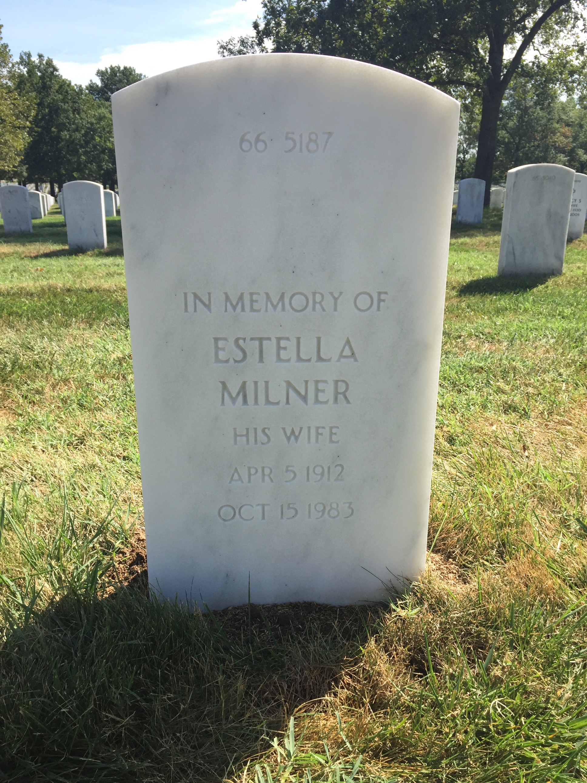 Back of headstone — John Montgomery
