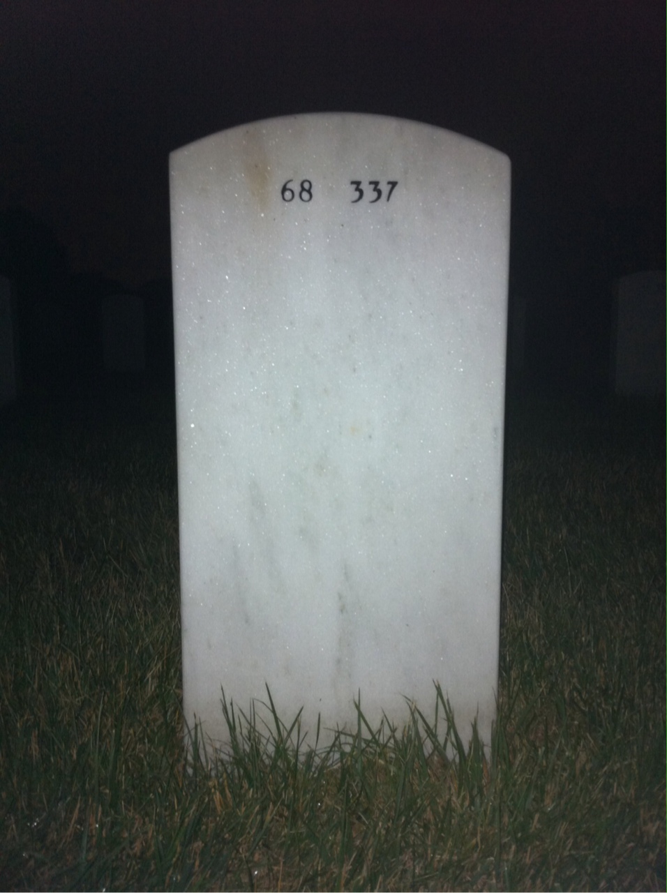 Back of headstone — Albro Lundy