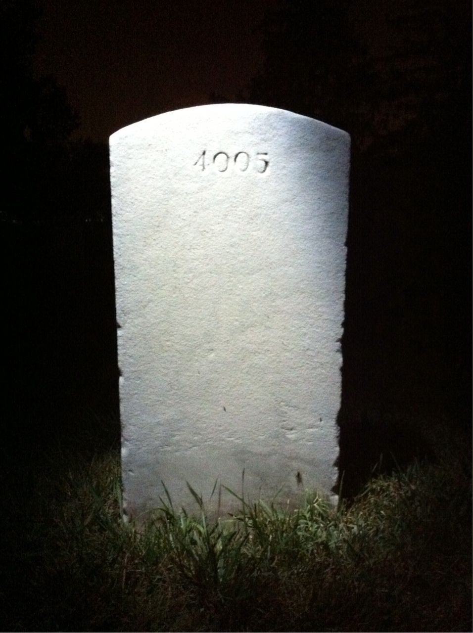 Back of headstone — Joseph Mousseau