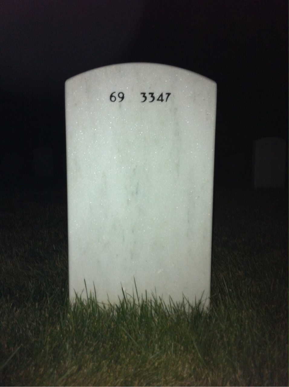 Back of headstone — Joel Cajudo