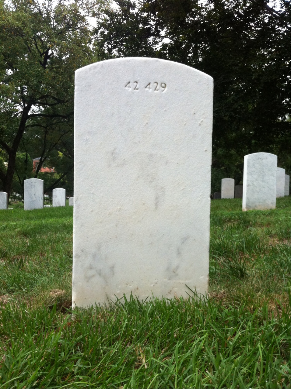 Back of headstone — Ulysses Byram