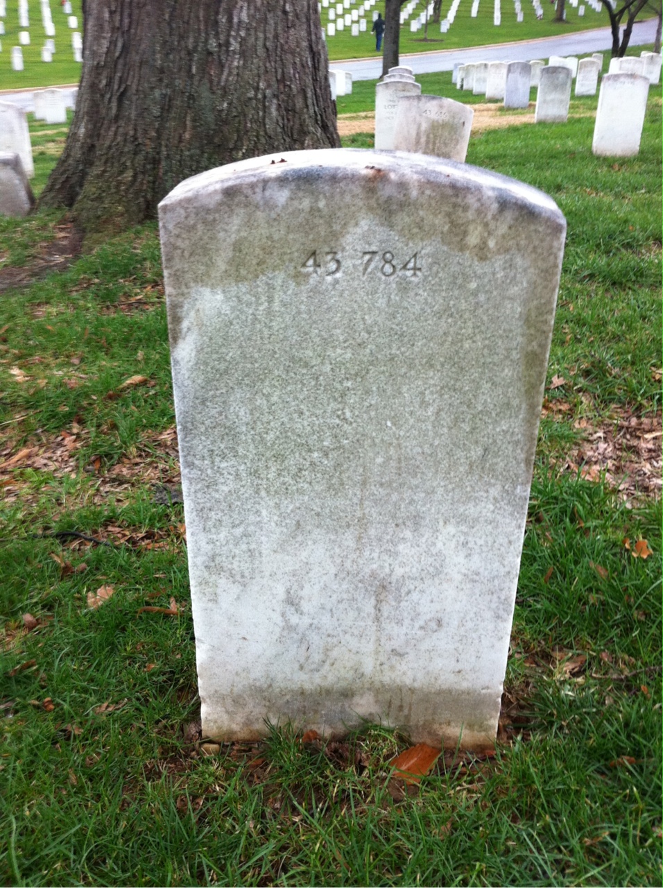 Back of headstone — Joseph Morton