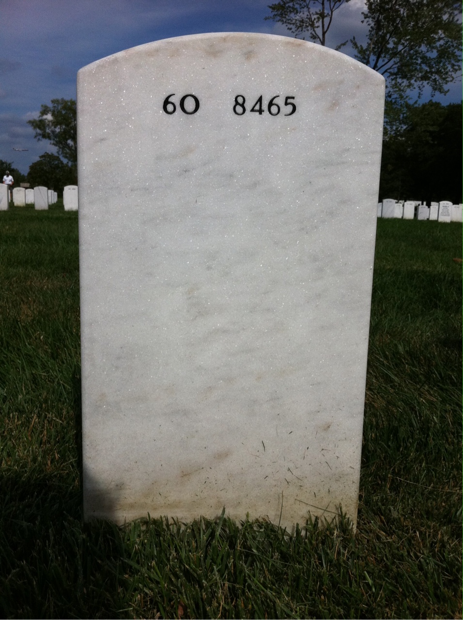 Back of headstone — James Lascelles