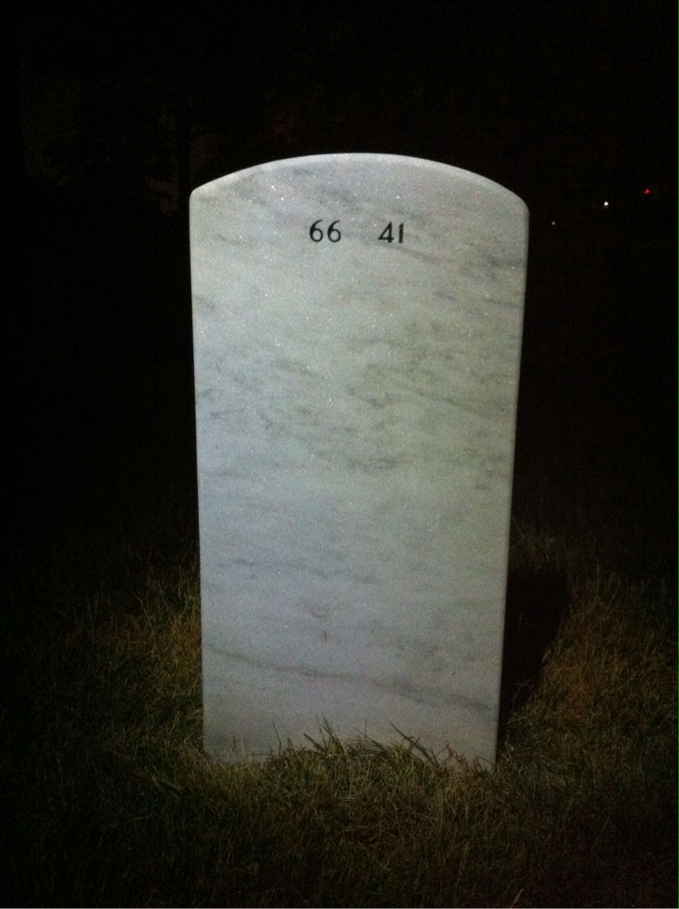 Back of headstone — Catherine Wochos