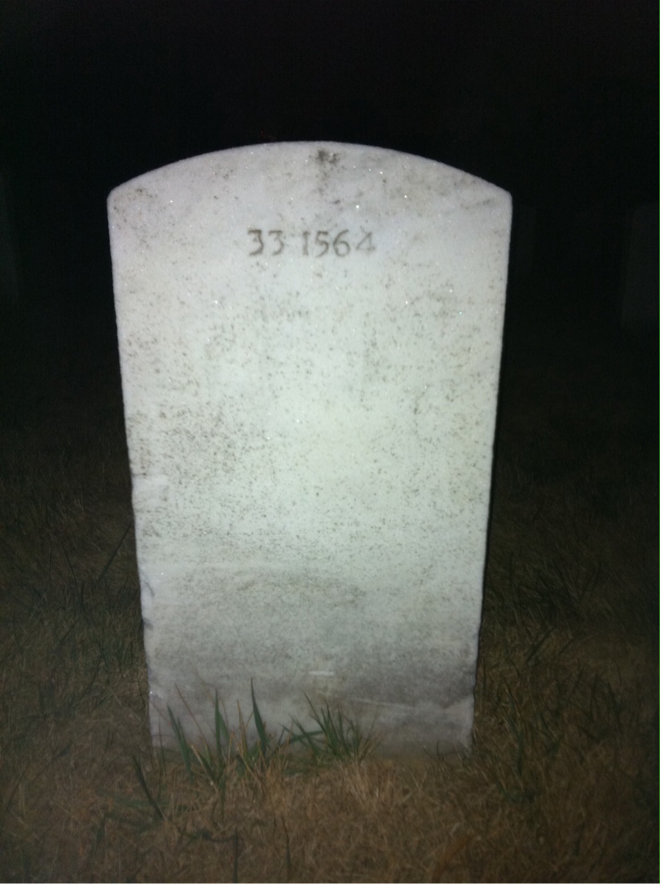 Back of headstone — William Donnell Young