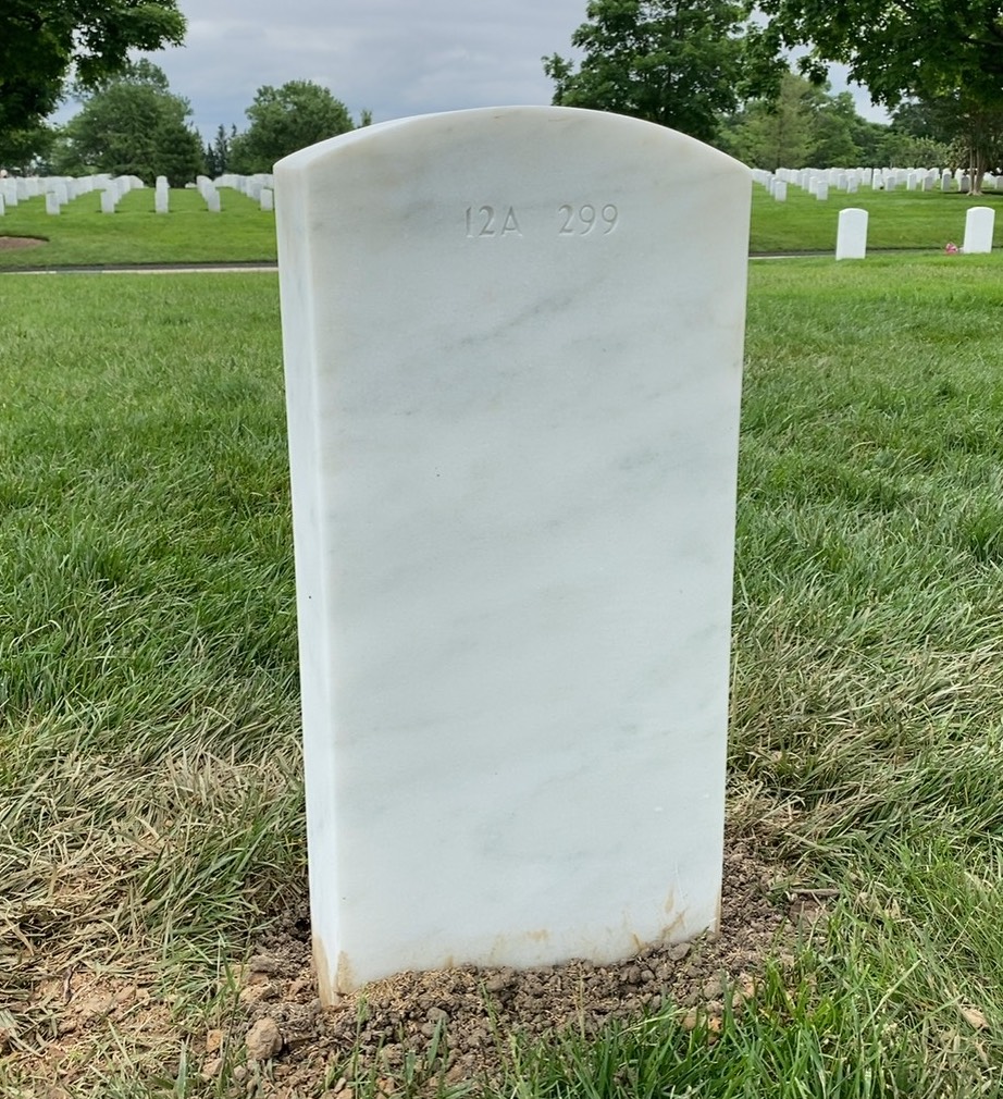 Back of headstone — Thomas Mitchell