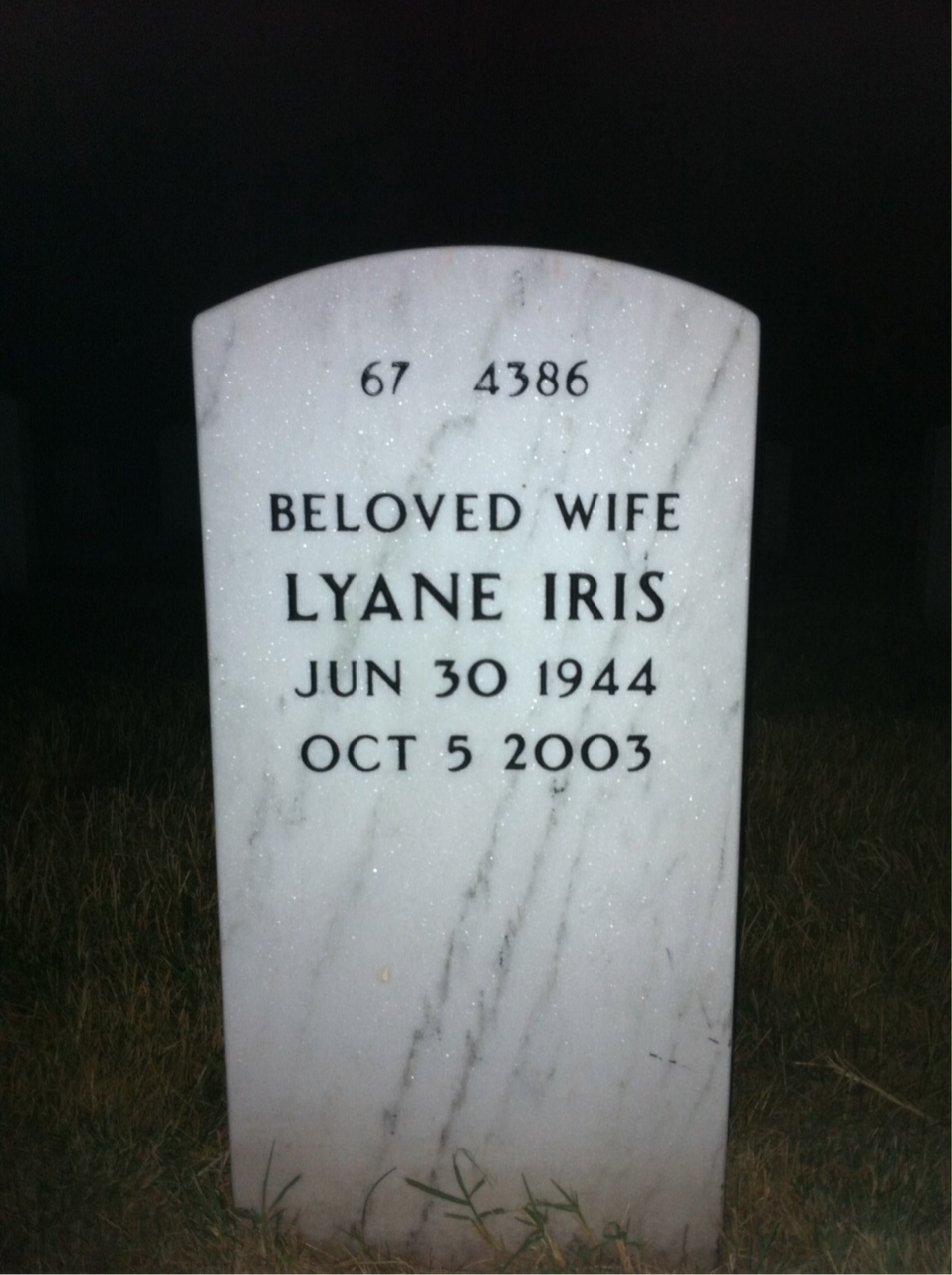 Back of headstone — Freddie Leonard