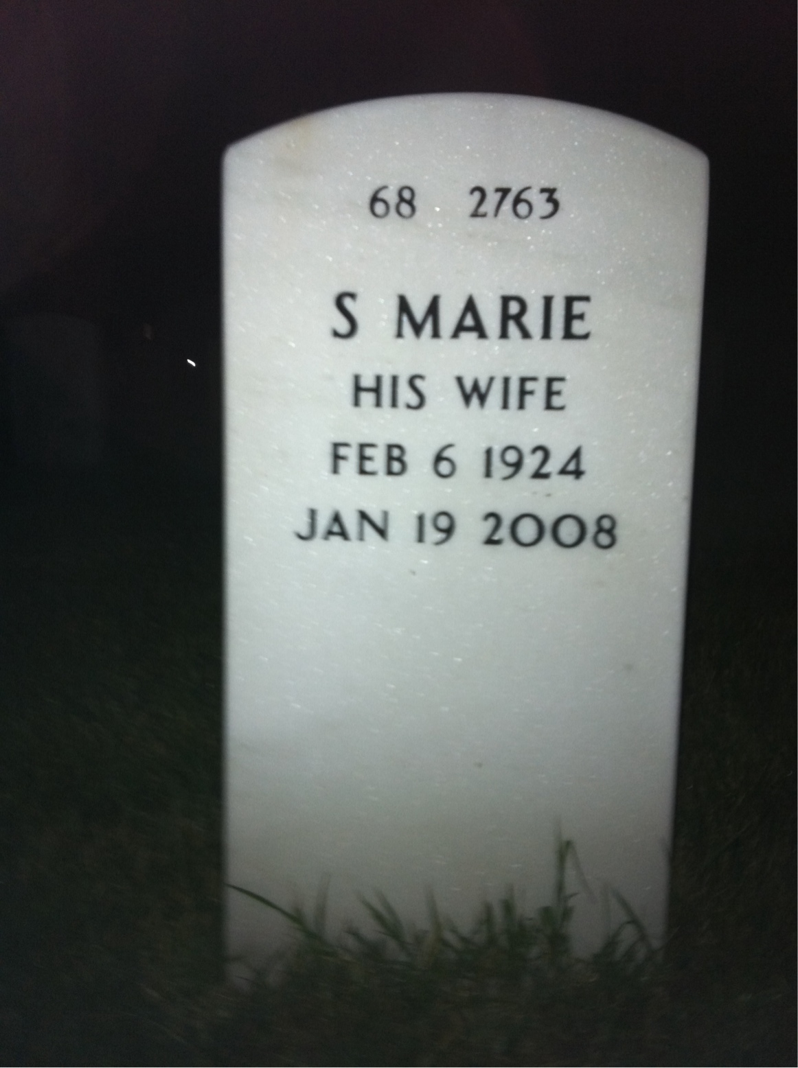 Back of headstone — Joseph Bookhamer