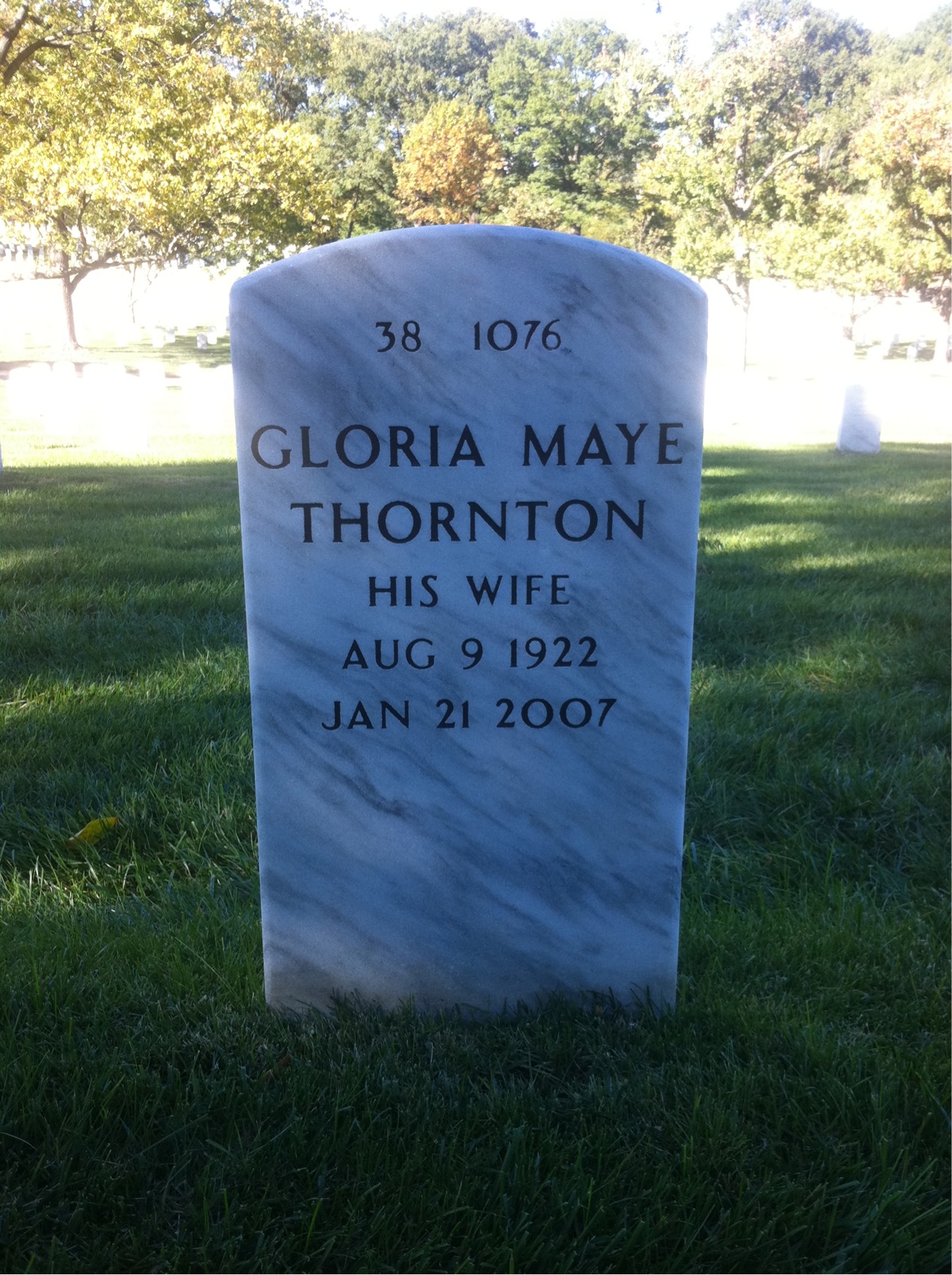 Back of headstone — Mascre Williamson