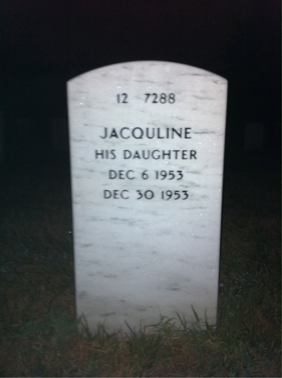 Back of headstone — Robert Stevenson