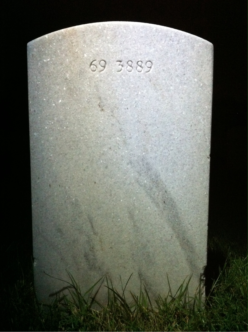 Back of headstone — Uldis Mateus